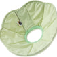 Touchdog Foldable Dog Cone Collar for Cats & Dogs - Adjustable Soft Recovery Collar with Waterproof PU Coating, Lightweight Design, 24.5cm/9.6in Wide Barrier (Green, XL)