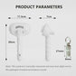Cat Steam Hair Comb Brush for Shedding with Anti-Lost Pet Pendant, 3 In 1 USB Pet Spray Hair Removal Comb for Cat, Dogs Long Short Haired, White