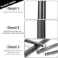 CROWN ME Carbon Fiber Pool Cue Stick 12.5mm Tip Billiard Carbon Fiber cue, Weight 20OZ Cue Stick, 58" Pool Table Sticks