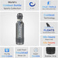 Coldest Insulated Water Bottle with Straw Lid - Stainless Steel Metal Insulated Bottle for Men & Women (Stardust Glitter, 21 oz)