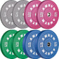 2 Inch Bumper Plates，10-500lbs，Barbell Rubber Olympic Weight Plates Set for Home Gym, Strength Training & Weight Lifting, Multiple Options Colors