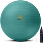 Exercise Ball for Balance Stability Fitness Workout Yoga Pilates at Home Office & Gym Birthing Ball for Pregnancy, Office Ball Chair