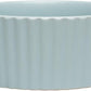 Waggo Ripple Ceramic Dog Bowl for Medium and Large Breeds - Modern with Matte Finish, Heavyweight Durable Pet Food and Water Dish Crock, Dishwasher Safe (Medium, Cloud)