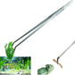 2 Pack Extra Long Tweezers, Fecsam Feeding Tongs, 18.9 inch & 10.5 inch Curved Aquarium Stainless Steel Large Aquascape Tools for Fish Tank, Terrarium，Aquascaping, Reptile, Bearded Dragon
