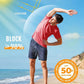 Boladeci Men's Swim Shirt Short Sleeve UPF 50+ Sun Protection SPF UV Moisture Wicking Lightweight Quick Dry Rash Guard