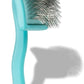 Chris Christensen Big G Dog Slicker Brush for Dogs (Goldendoodles, Labradoodles, Poodles), Groom Like a Professional, Fluff Detangle Style, Saves Time Energy, Teal, Large