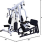 Body-Solid (EXM2500LPS) Multi-Station Home Gym Machine, Arm & Leg Strength Training Functional Exercise Workout Station, 210lbs. Weight Stack with Leg Press