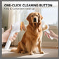 Pet Steam Brush for Dogs & Cats with Paw Cleaner & Shampoo – 3-in-1 Grooming Spray Comb, Mist Massage & Defur Function, Water Spritz Deshedding Tool for Long/Short Hair, Indoor Pets