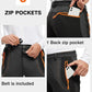 TBMPOY Men's Snow Ski Hiking Pants Waterproof Winter Fleece Lined Pants Camping Skiing Ice Fishing Pants with Belt