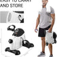 Mini Exercise Bike, himaly Under Desk Bike Pedal Exerciser Portable Foot Cycle Arm & Leg Peddler Machine with LCD Screen Displays
