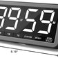 VOCOO Digital Kitchen Timer with 7.8” Extra Large Display, Magnetic LED with 3 Brightness, 4 Alarms and 3 Volume Levels, Battery Powered Countdown Count Up Timer for Cooking, Classroom, Home Gym