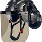 Forestry Safety Helmet with Build-in Visor Mesh Face Shield Ear Muffs 4 in 1 Chainsaw Safety Hard Hats