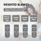 yescool Weighted Blanket for Adults (17 lbs, 60" x 80", Teal) Cooling Heavy Blanket for Sleeping Perfect for 160-180 lbs, Queen Size Breathable Blanket with Premium Glass Bead, Machine Washable