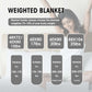 yescool Weighted Blanket for Adults (12 lbs, 60" x 80", Teal) Cooling Heavy Blanket for Sleeping Perfect for 110-130 lbs, Queen Size Breathable Blanket with Premium Glass Bead, Machine Washable