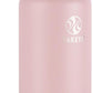 Takeya Actives Water Bottle with Spout Lid - Bottle with Double Stainless Steel Insulation - Dishwasher Safe & BPA-Free - Bottle with Spout Lid & Removable Bumper - 40 oz, Blush