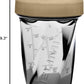HELIMIX 1.5 Vortex Blender Shaker Bottle Holds Upto 20oz | No Blending Ball or Whisk | USA Made | Portable Pre Workout Whey Protein Drink Shaker Cup | Mixes Cocktails Smoothies Shakes | Top Rack Safe