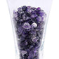 WAYBER 2 Lbs/920g Natural Purple Amethyst Quartz Crystal Stones Irregular Decorative Pebble Rock Sand for Aquarium/Fish Turtle Tank/Vase Fillers/Air Plants/Succulent Plants Decor (Fill 2 Cups)