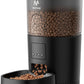 Automatic Cat Feeder - 3L Pet Dry Food Dispenser with Timed Programmable Portion Control, Dual Power Backup, Easy Set Up, 10 Meals Per Day for Cats and Puppies, Black（Remote Not Supported）