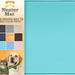 Neater Pet Brands Neater Mat Pet Mats for Food and Water, Cat & Dog Bowl Mat Waterproof Silicone, Feeding Tray, Dog Food Mats for Floors, Placemat w/Raised Edge for Under Bowls, 16” x 10”, Aquamarine