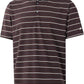Rouen Mens Golf Shirt Moisture Wicking Dry Fit Performance Stripe Casual Collared Short Sleeve Golf Polo Shirts for Men