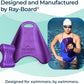 Taper8 Swim Training Pull Buoy by Ray-Board: No-Slip, Ergonomic, Premium, Pool aid, Leg and Hip Support, Performance