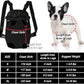 FEimaX Dog Carrier Backpack Pet Legs Out Front Cat Travel Bag, Adjustable Puppy Backpacks Carriers Hands-Free for Small Medium Dogs Cats Hiking Traveling Camping Daily Walking (X-Large, Black)
