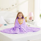 L'AGRATY Weighted Blanket - 36"x48" 3lbs Weighted Blanket Microfiber Material with Glass Beads Small Blanket for All-Season Summer Fall Winter Soft Thick Blanket
