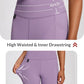 baleaf Women's Fleece Lined Leggings Waterproof Winter Hiking Pants Thermal Running Tights Zipper Pockets High Waisted