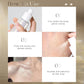 Body Glitter Spray, Moisturizing Bronze Body Shimmer Luminizer Glow Illuminator Quick-Drying and Non-Sticky Liquid Highlighter Spray for Face Hair Glitter, 60ML -Silver