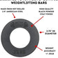Micro Gainz Kilogram Fractional Weight Plate Set of 2 Plates, .25KG, .50KG or 1KG, Plate Set Designed for Olympic Barbells & Strength Training, Made in USA