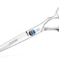 JASON 7" Straight Dog Grooming Scissors, Ergonomic Pets Grooming Shears, Premium Cats Trimming Kit with Offset Handle and Jewelled Screw, Sharp, Comfortable