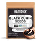 HANDPICK Black Cumin Seed (14oz) Pure Nigella Seeds - No Salt or Preservatives, Non GMO | Indian Black Whole Cumin | Gluten Free, Aromatic & Farm Fresh Kalonji | Resealable Zip Lock Pouch