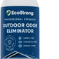 Outdoor Odor Eliminator | Outside Dog Urine Enzyme Cleaner – Powerful Pet, Cat, Animal Scent Deodorizer | Professional Strength for Yard, Turf, Kennels, Patios, Decks (32oz)