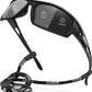 Polarized Sports Sunglasses for Men 100% UV Protection Wrap Around Unbreakable Sun Glasses for Fishing Driving