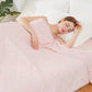 Cozy Bliss Cooling Blanket for Hot Sleepers, Q-Max 0.4 Cooling Comfort Queen Size, Cold Blankets for Night Sweats Sleeping, Ultra-Cool Lightweight Breathable Summer Blanket for Bed