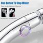 Modern 3-Setting Detachable Shower Head with 59-Inch Hose, High Pressure Water Saving, 360 Rotating Adjustable Handheld Shower Head with ON/OFF Switch and 3 Spray Modes, Chrome Finish