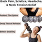 Rollga POINT - The Better Foam Roller for Physical Therapy. Deep Tissue Massage Roller for Muscle Recovery, Back Pain Relief & Flexibility. Yoga & Pilates Exercise Roller. Beginner & Athlete Approved.