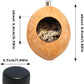 2 Pack Jumping Spider Enclosure Accessories with Walnut Shell Moss and Magnet, Natural Material Jumping Spider Hide