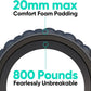 FitBeast Back Roller, Back Wheel Foam Roller - Targeted Muscle Roller for Deep Tissue Massage, Back Stretcher