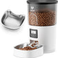 Automatic Cat Feeder, 3L Timed Pet Dry Food Dispenser with Clog-Free Design, Auto Feeder for Cats, 1-6 Meals Per Day,with Stainless Steel