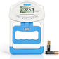 Handeful Grip Strength Tester Trainer - Dynamometer Handgrip Measurer Meter, Handheld Strengthener Exerciser for Sports, School, and Home Use (198Lbs / 90Kgs)