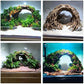Aquarium Driftwood Centerpiece Aquarium Landscape, Handcrafted!!! Fish Tank hardscape Landscape (Small Silent Cave)