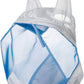 Harrison Howard CareMaster Horse Fly Mask Half Face with Ears Silver/Blue Retro Small Pony