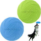 Dog Flying Disc, 2 Pack Dog Flyer Toys, Soft Rubber Interactive Lightweight Flying Disc Dog Toy for Small Large Dogs - Floats in Water & Safe on Teeth, 7.2 inch.