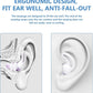 Reusable Swimming Ear Plugs with Nose Clips -2 Pairs Silicone Swimmers Ear Plugs for Adult Water Surfing, Snorkeling, Sleeping and Shower