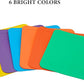 12inch Flat Square Spot Marker Multi-Color Exercise Kids Floor Playmat (12pcs)