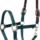 Equinavia Loki Adjustable Breakaway Horse Halter - Hunter Green - Horse