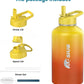 Insulated Water Bottle 40 oz, Triple Wall Vacuum Stainless Steel(Cold for 48 Hrs),Leak Proof & BPA-Free,Simple Modern Water Bottle with Drink-Through Lid & Flip Straw for Sports & Travel, Sunset