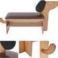 Cute Dog Shoe Bench with Cushion, 51.6”L x 11.8”W Puppy Shoe Storage Bench Dark Brown 2-Tire Bamboo Shoes Rack Bench for Entryway Living Room Hallway Bedroom 220Lbs Load Capacity