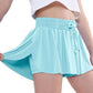 EXARUS Girls Butterfly Shorts Flowy Dance Skirt Cheer Skorts Athletic Tween Clothes Teen Preppy Outfits Flutter Kids